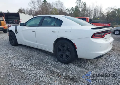 2018 Dodge Charger Police Rwd from USA, damaged, VIN 2C3CDXAG4JH319098